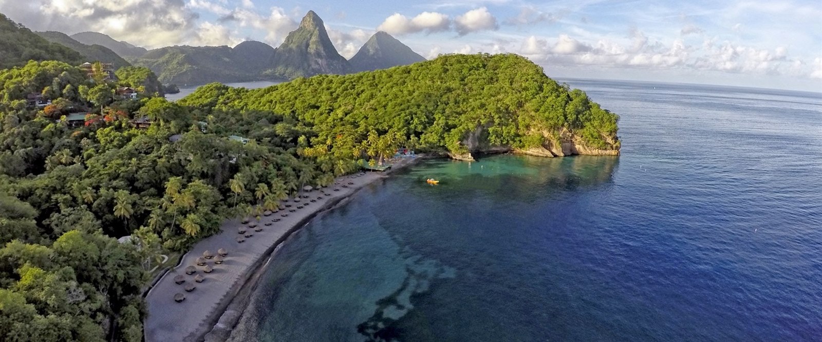 Jade Mountain en Santa Lucia
