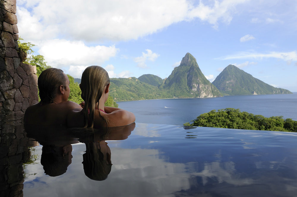 Jade Mountain en Santa Lucia