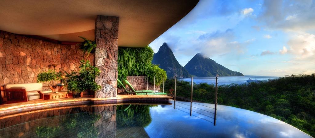 Jade Mountain en Santa Lucia