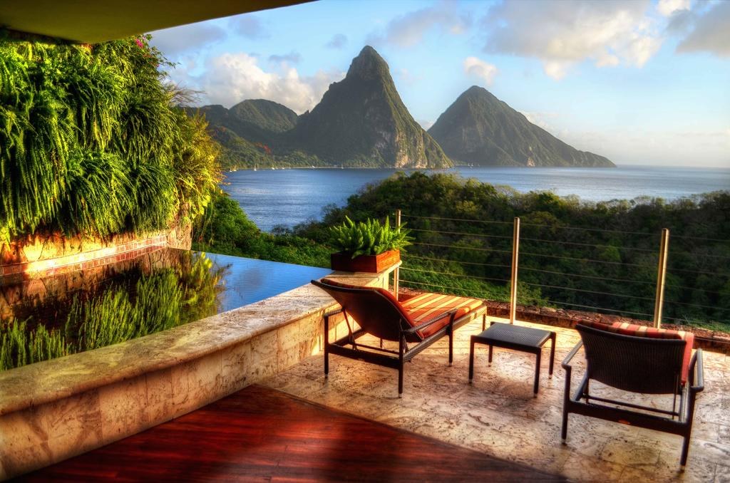 Jade Mountain en Santa Lucia