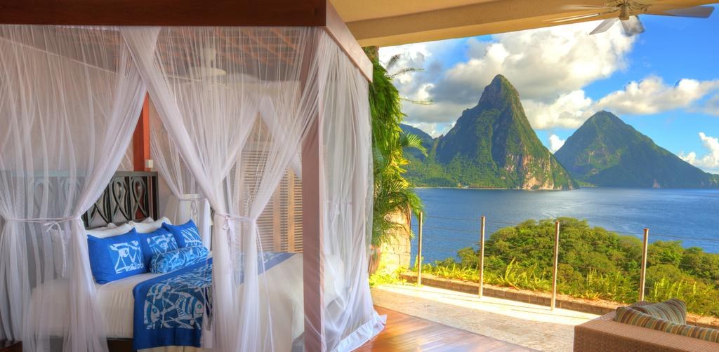Jade Mountain en Santa Lucia