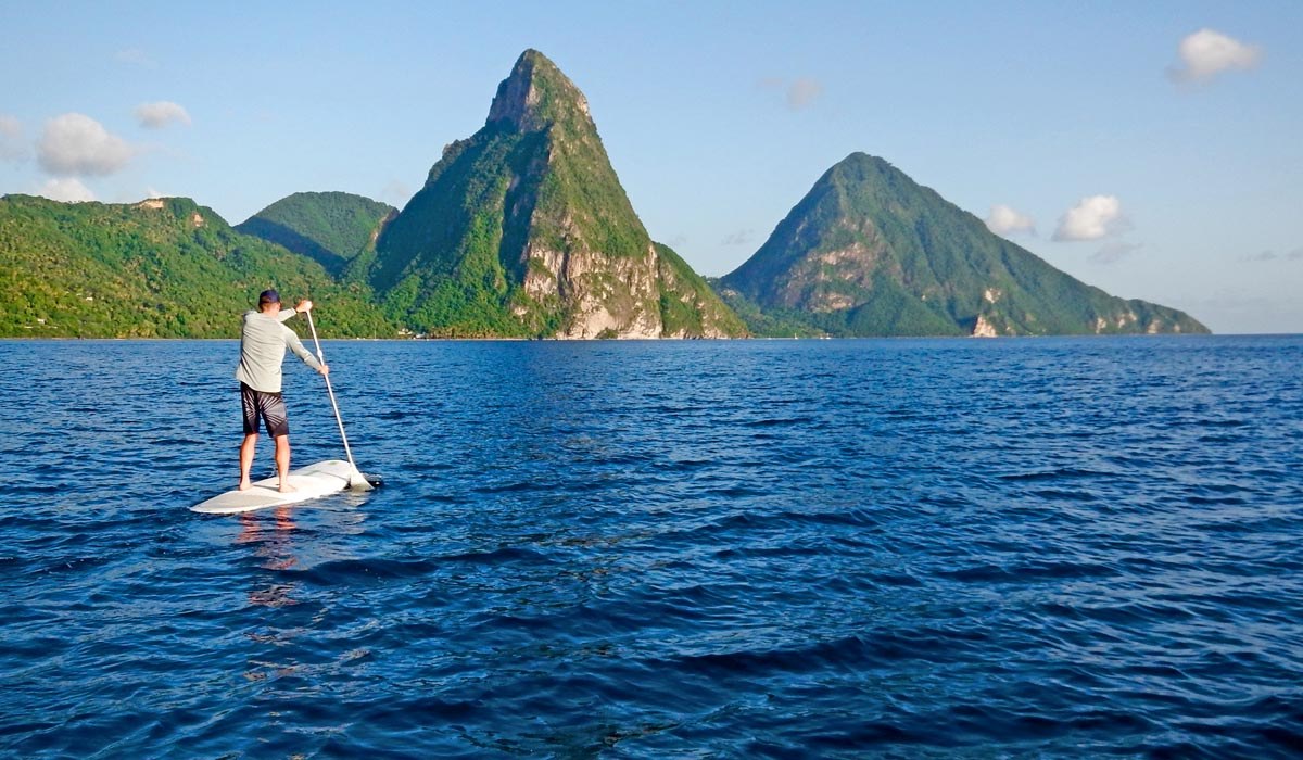 Jade Mountain en Santa Lucia