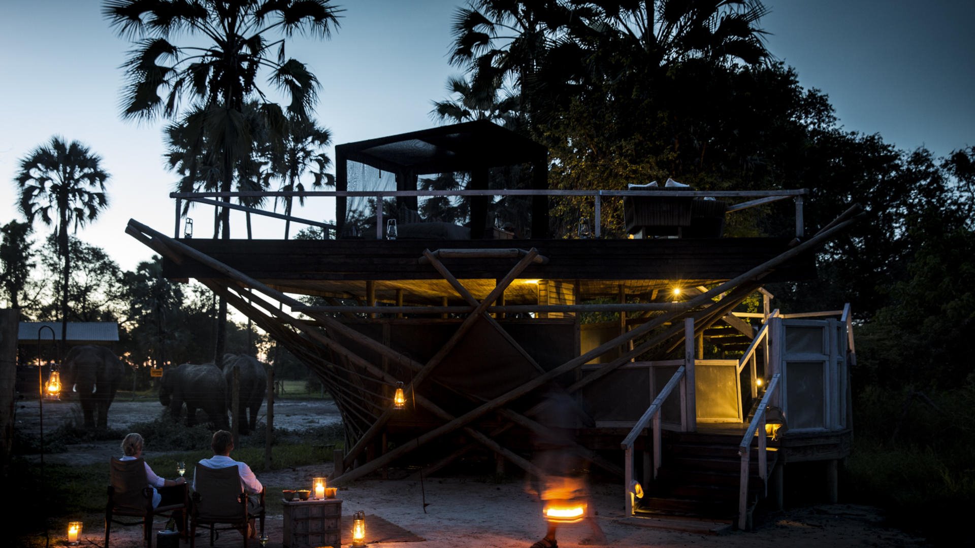 Abu Camp en Delta Okavango