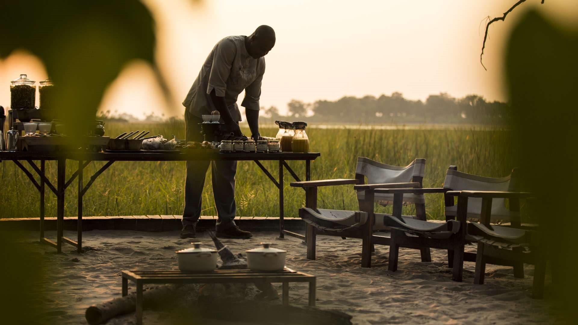 Abu Camp en Delta Okavango