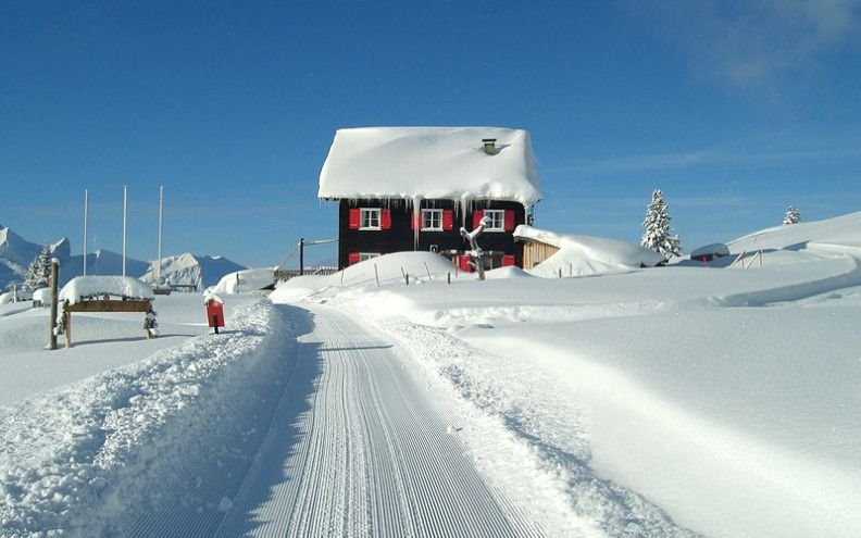 Neuhornbachhau en Austria