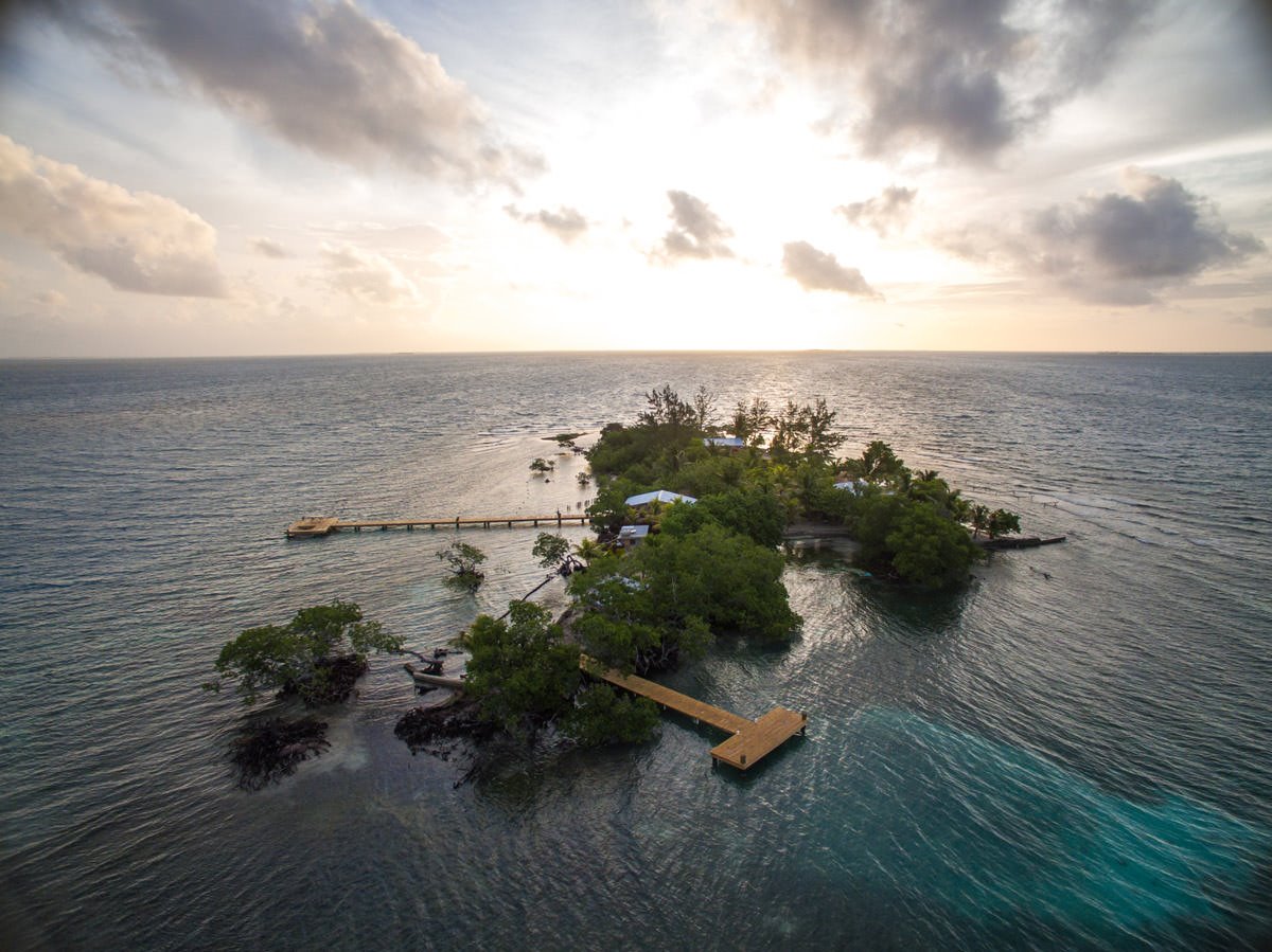 Coral Caye en Belize