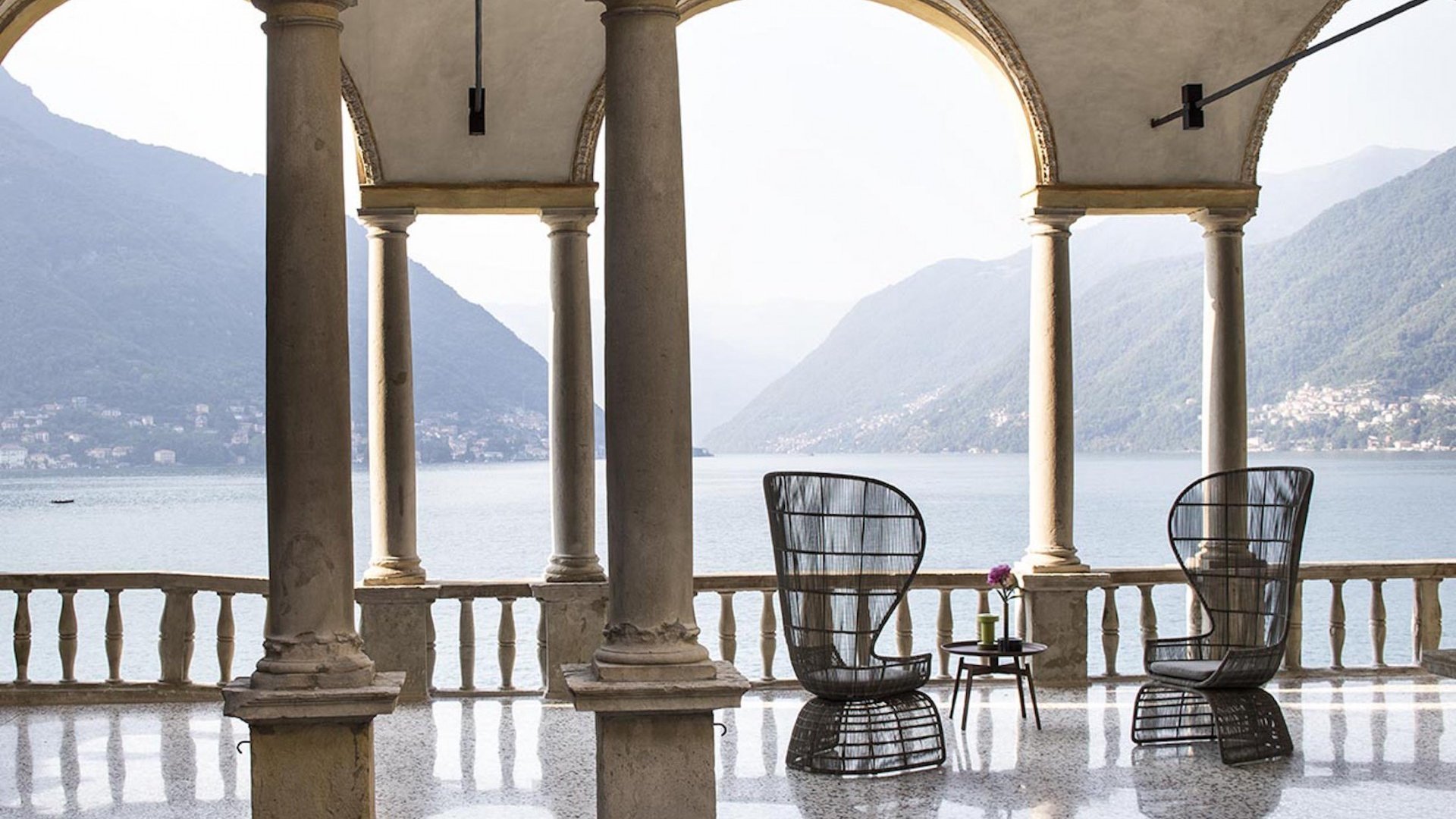 Villa Pliniana en su destino
