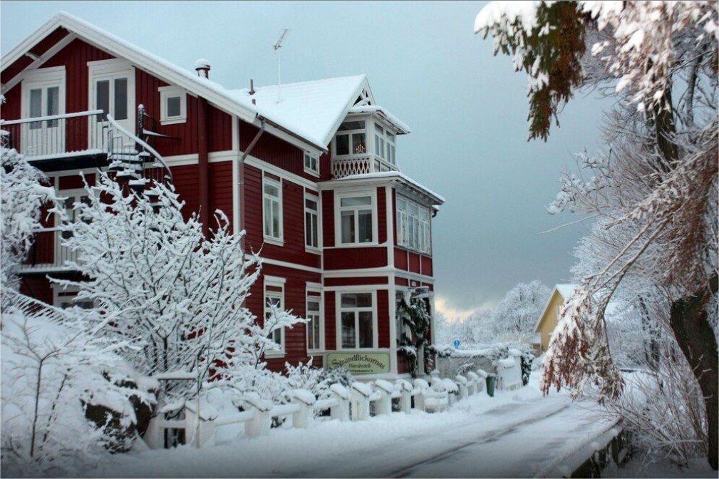 Strandflickornas Havshotell en Sweden