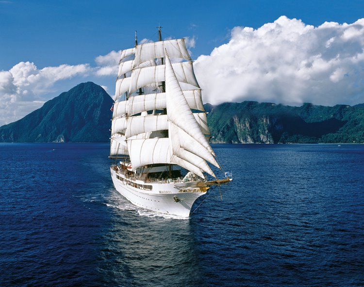 Sea Cloud II en Spain
