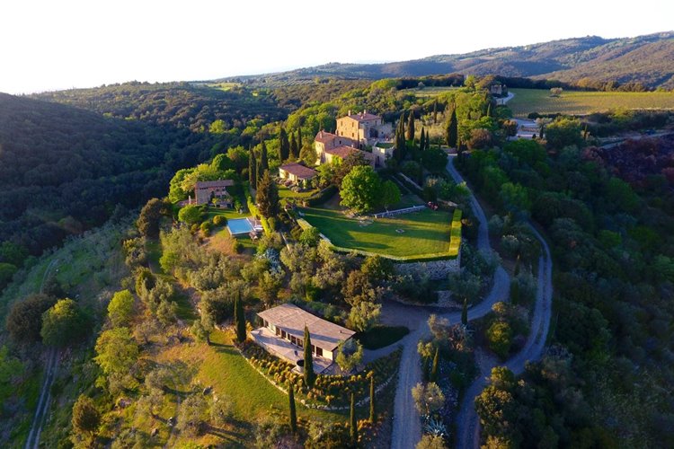 Castello di Vicarello en Toscana
