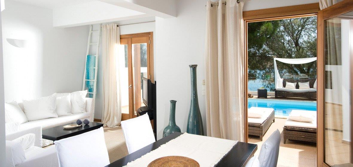 Minos Beach Art Hotel en Creta 