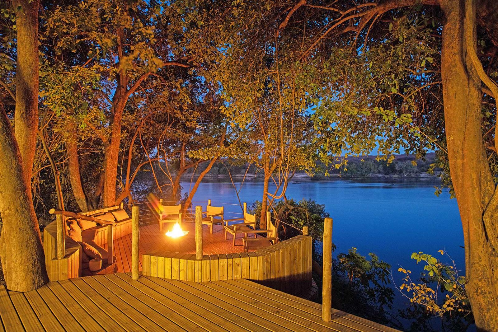 Tsowa Safari Island en Zambezi National Park
