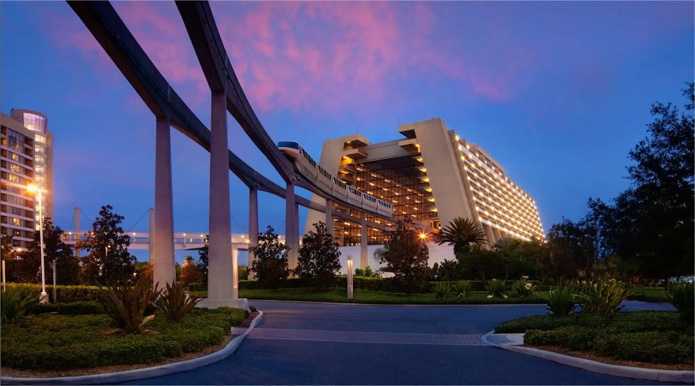 Disney's Contemporary Resort en su destino