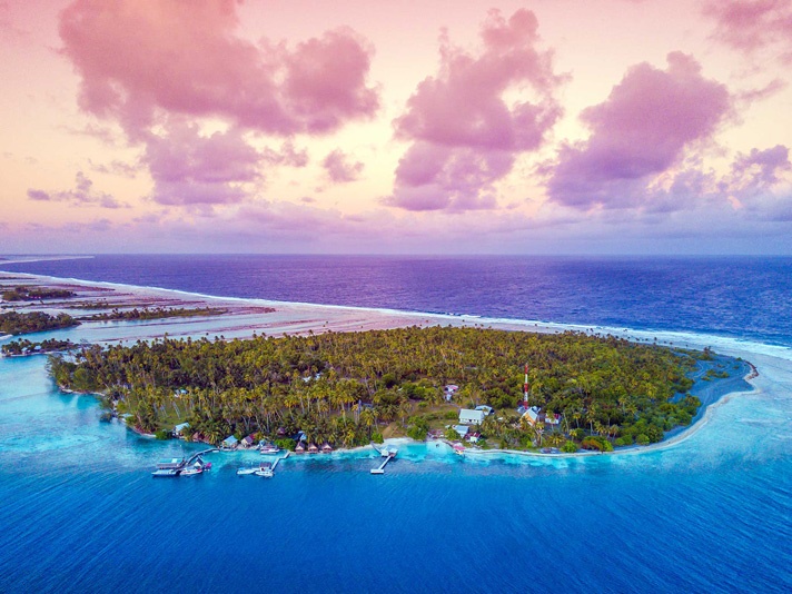 Tetamanu Village en Fakarava