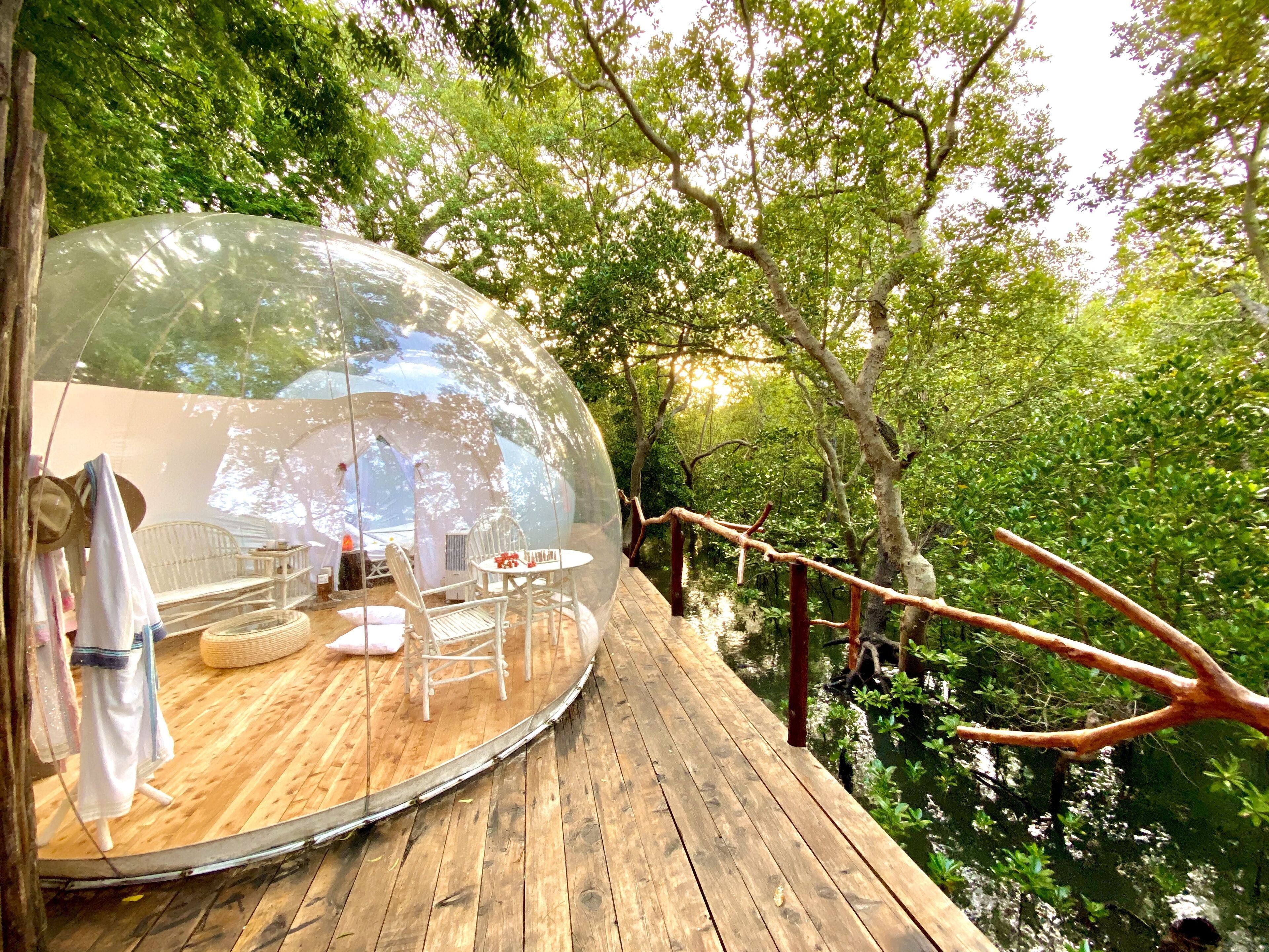 The Rock and Sea Bubble Ecolodge en Kenia