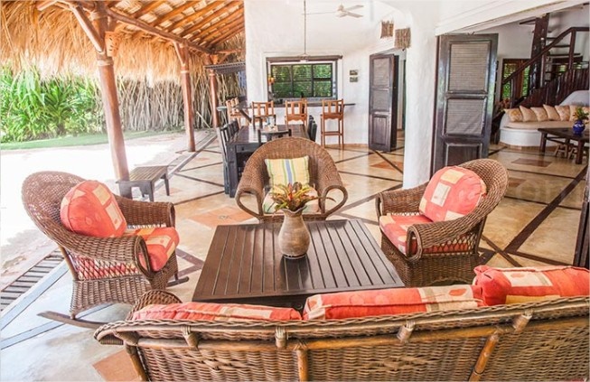 Villa privada en primera línea de playa en Las Terrenas