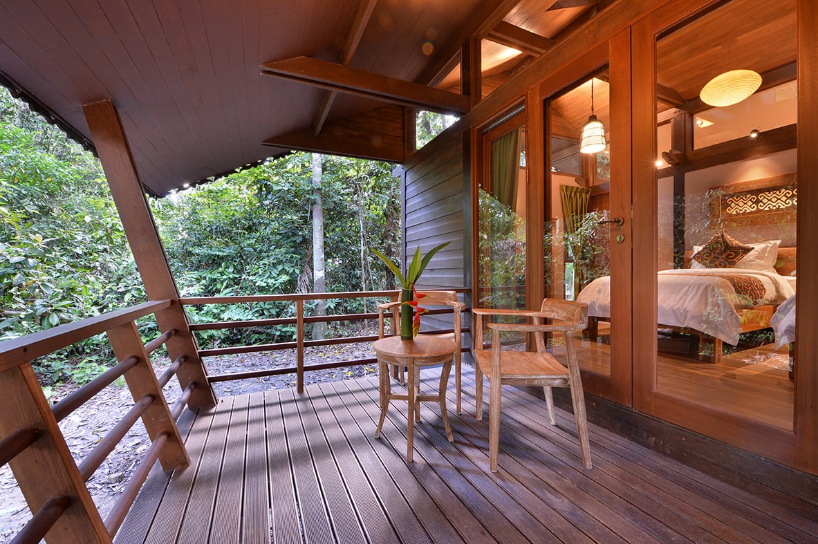 Sukau Rainforest Lodge en Malaysia