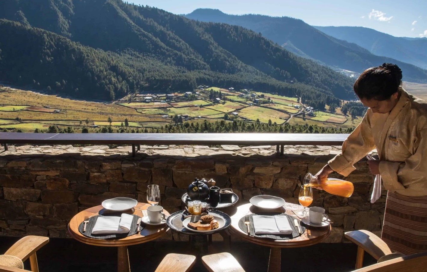 Gangtey Lodge en Butan