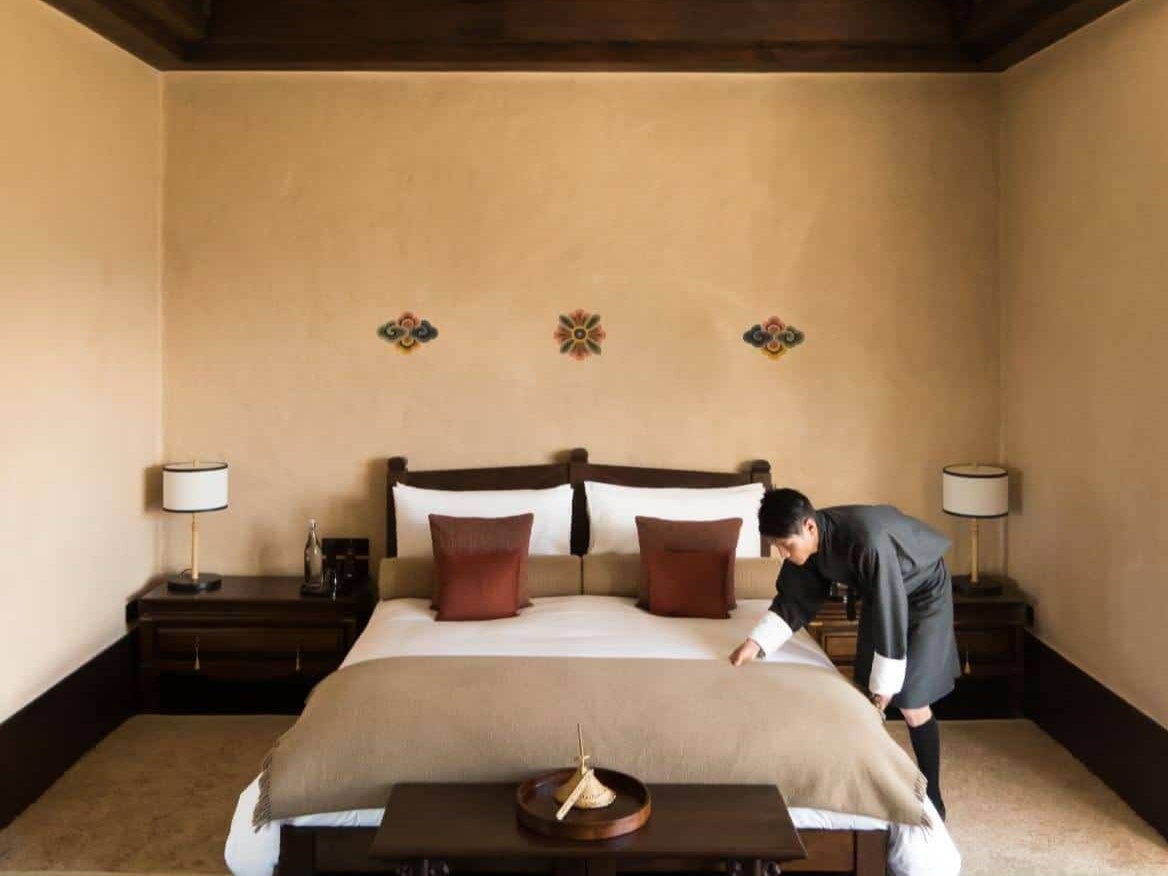 Gangtey Lodge en Butan