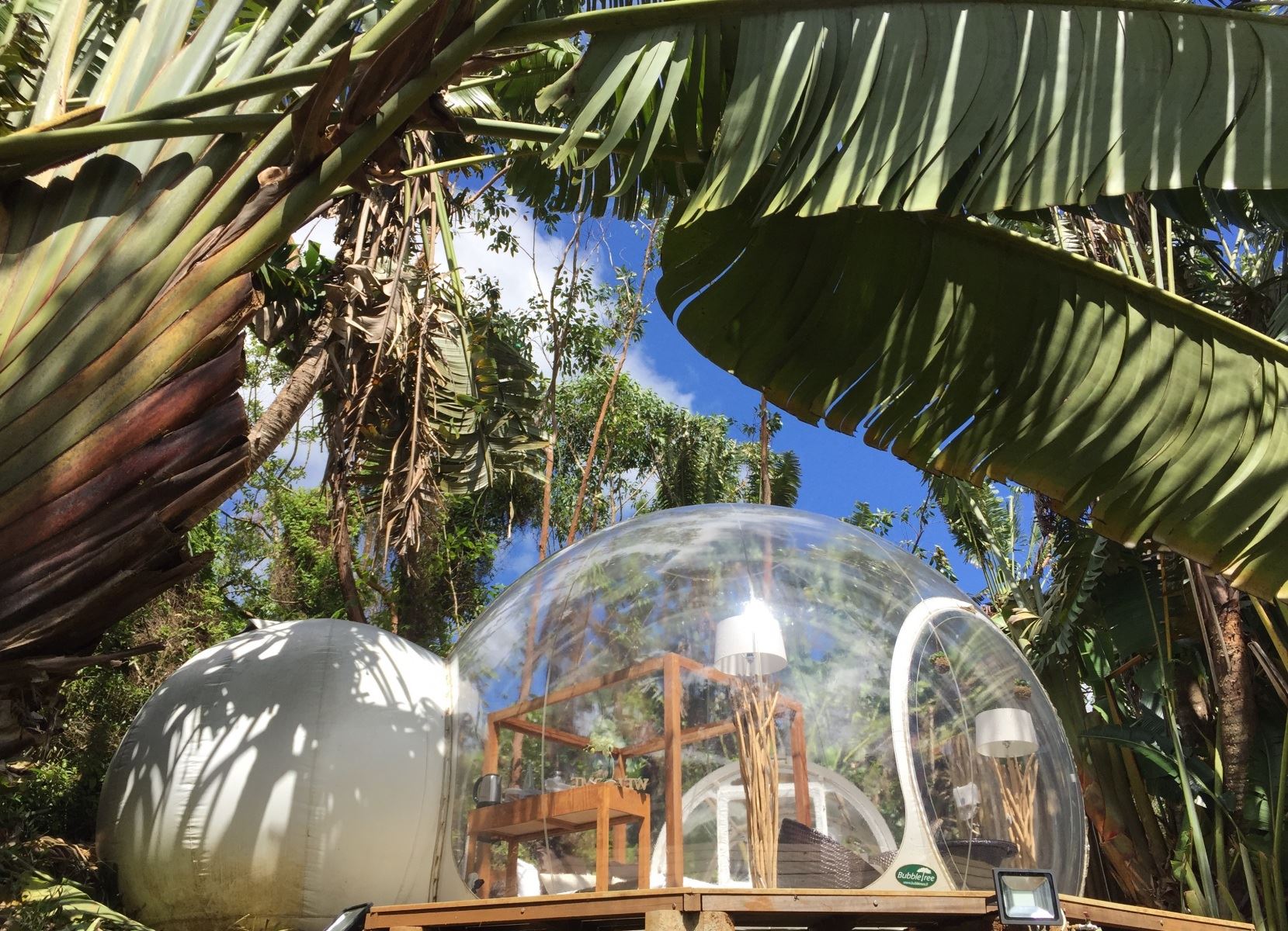 Bubble Lodge Ile aux Cerfs en su destino