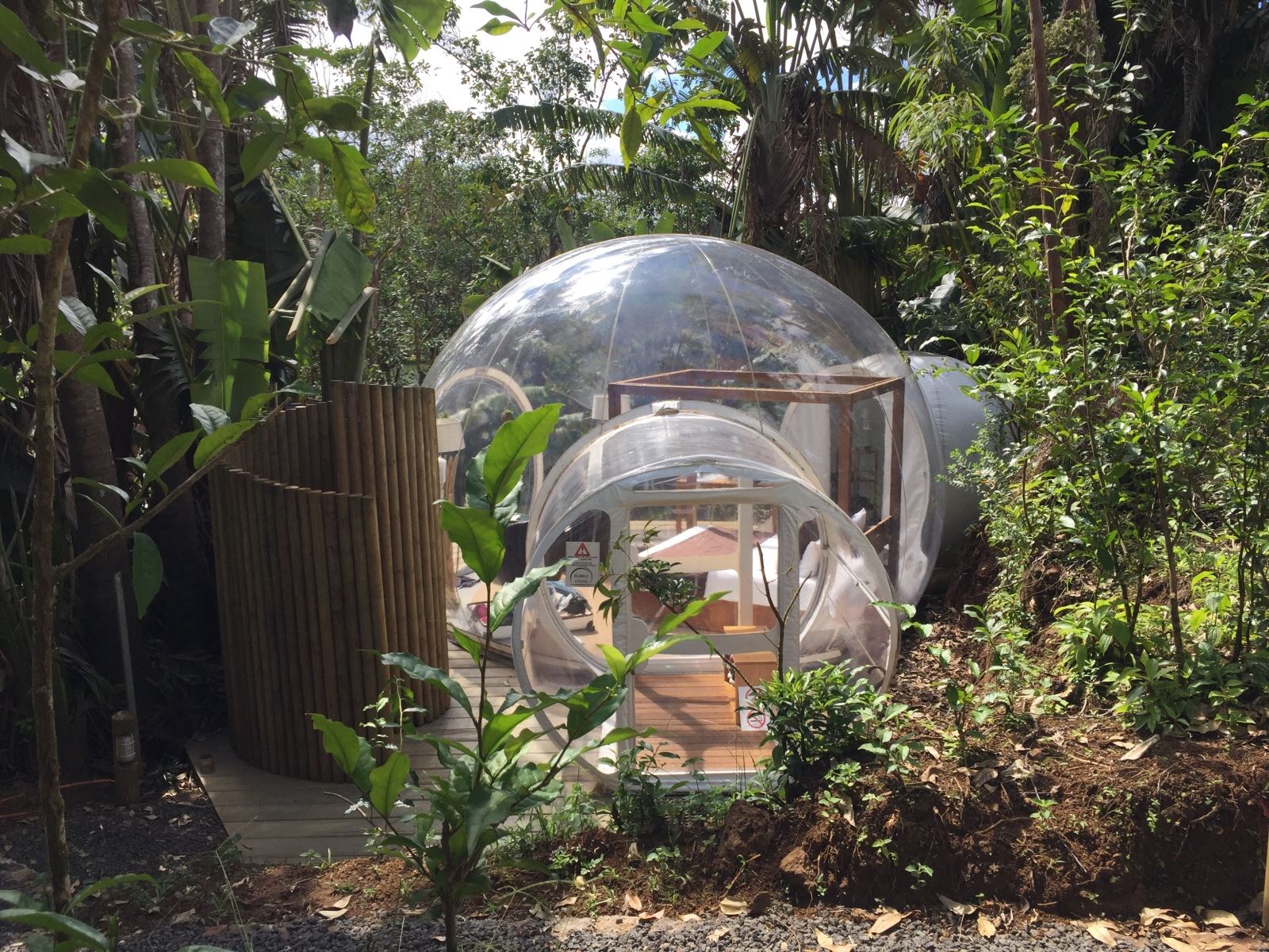 Bubble Lodge Ile aux Cerfs en Isla Mauricio