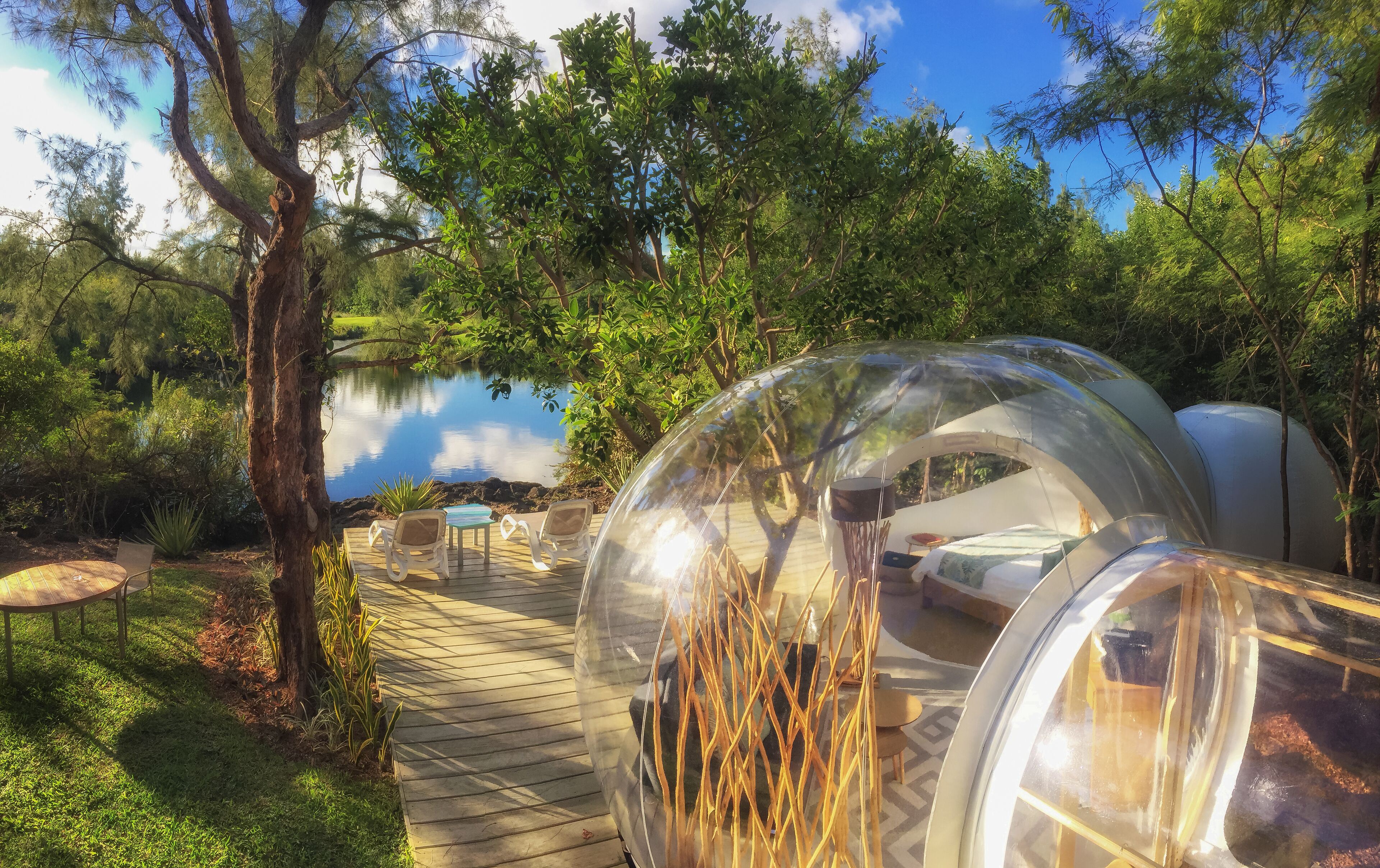 Bubble Lodge Ile aux Cerfs en Isla Mauricio