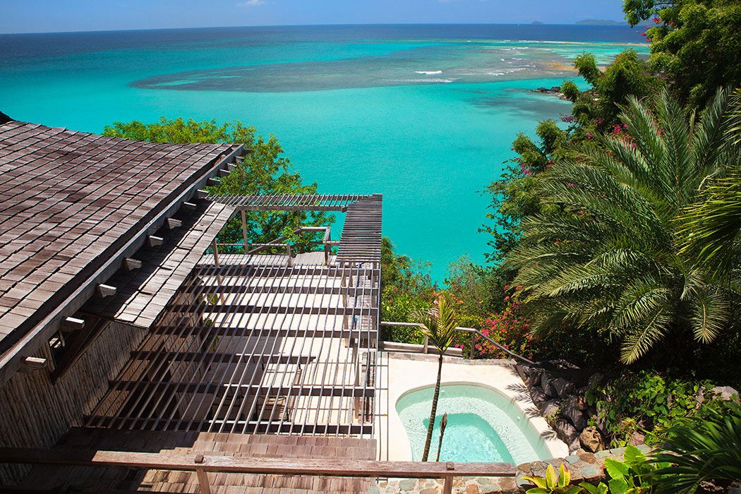 Isla de Mustique diseñado por LAT.40