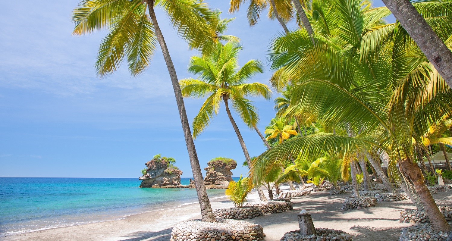 Anse Chastanet en Santa Lucia