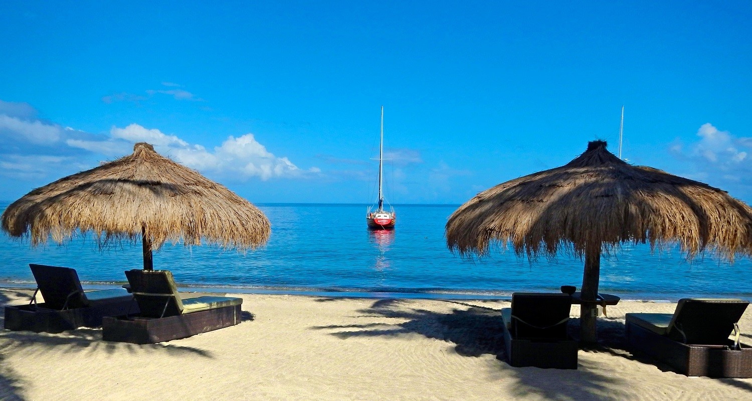 Anse Chastanet en Santa Lucia