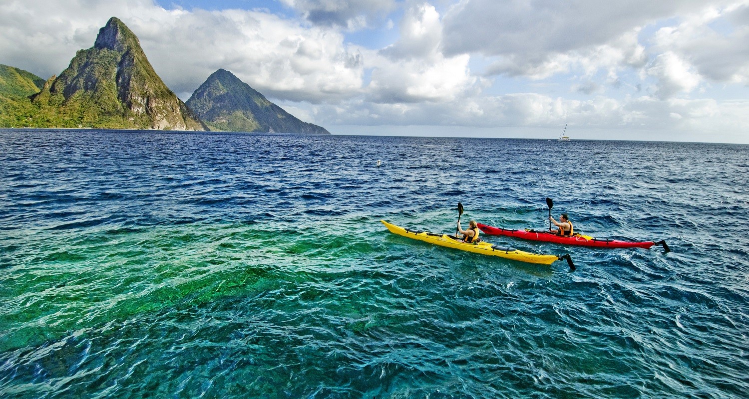 Anse Chastanet en Santa Lucia
