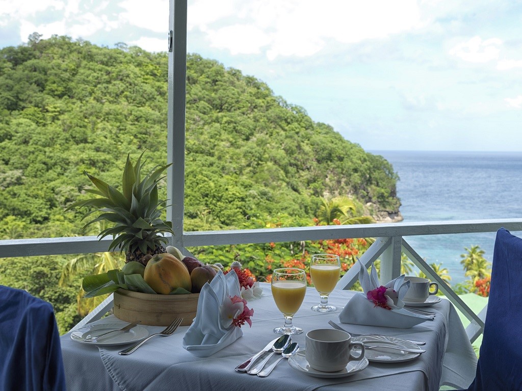 Anse Chastanet en Santa Lucia
