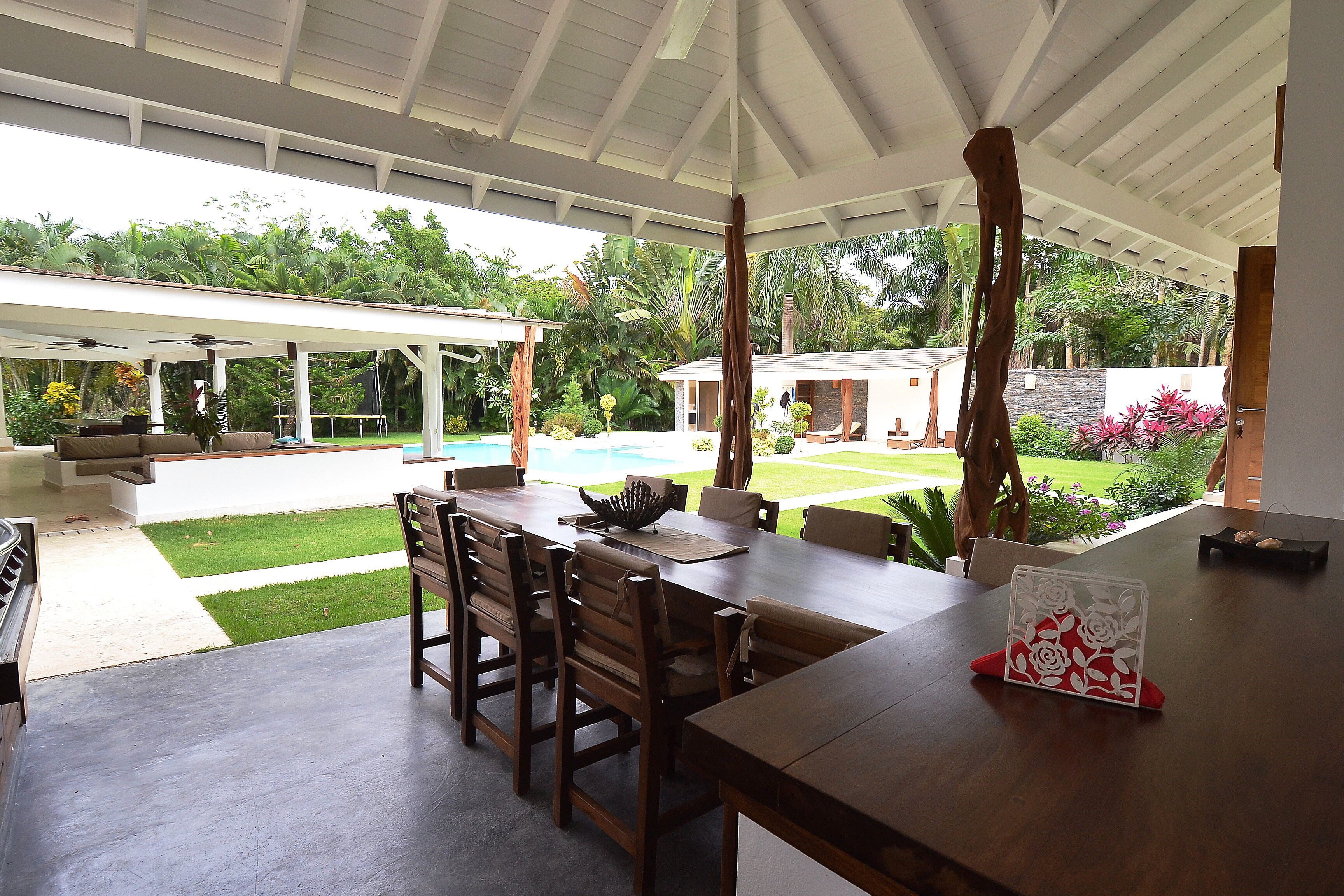 Las Terrenas Front Beach And Garden Villa en Las Terrenas