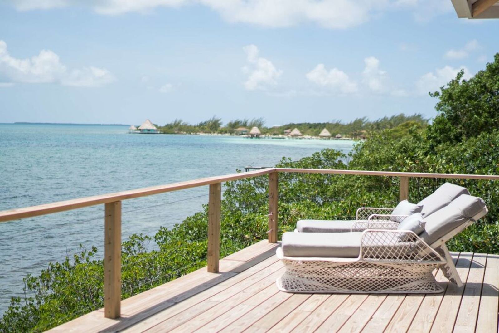 Thatch Caye Resort en Belize