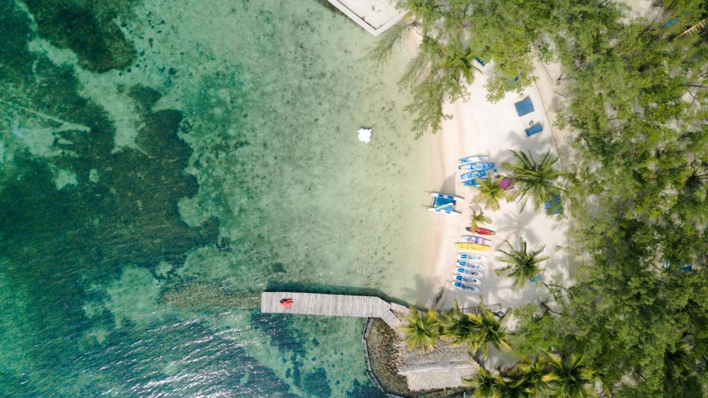 Thatch Caye Resort en Belize