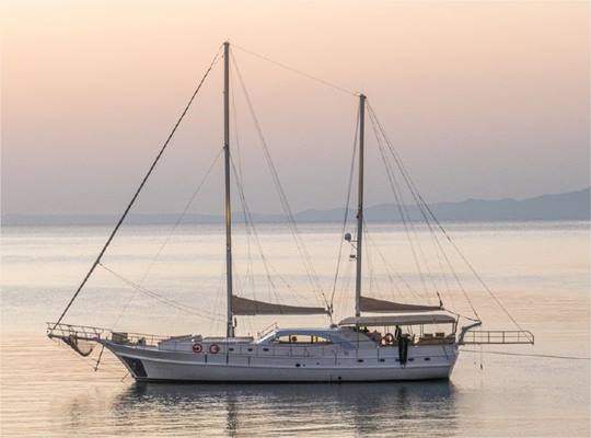 Goleta (30 metros) en Bodrum