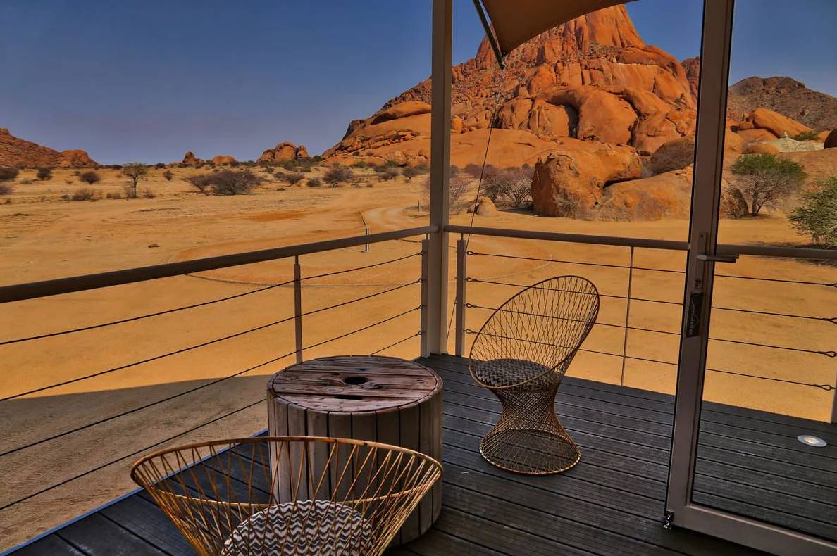 Spitzkoppen Lodge en Desierto del Namib