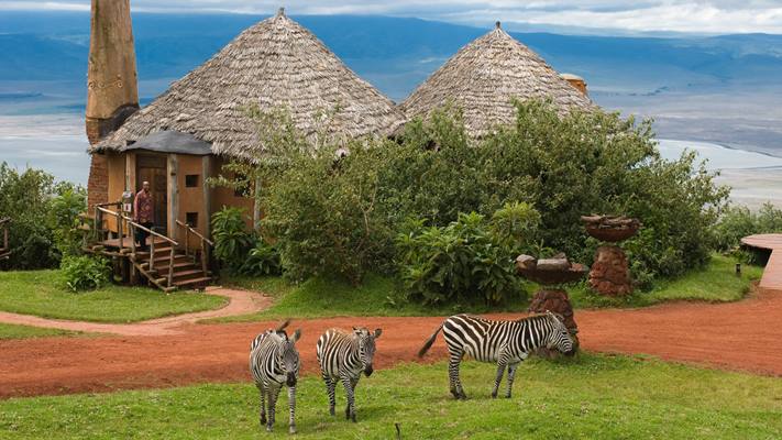 AndBeyond Ngorongoro Crater Lodge en su destino