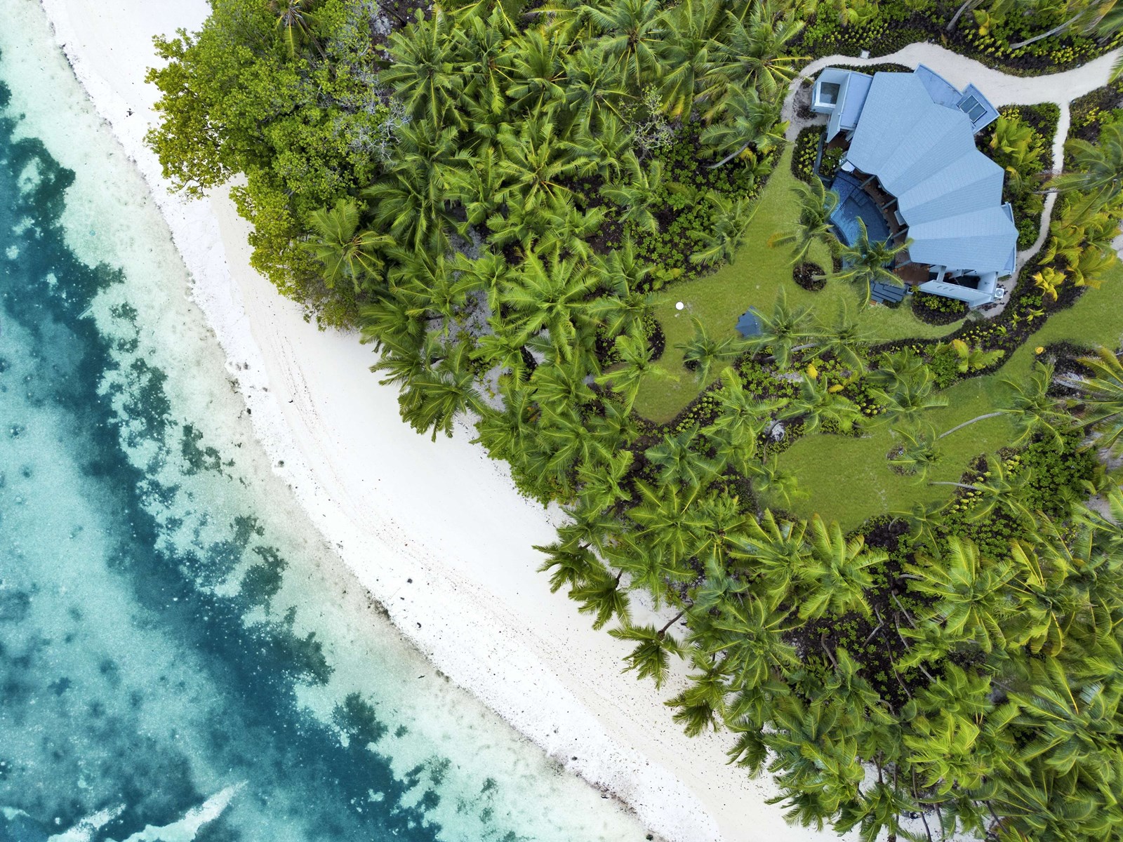 Waldorf Astoria Seychelles  en platte island