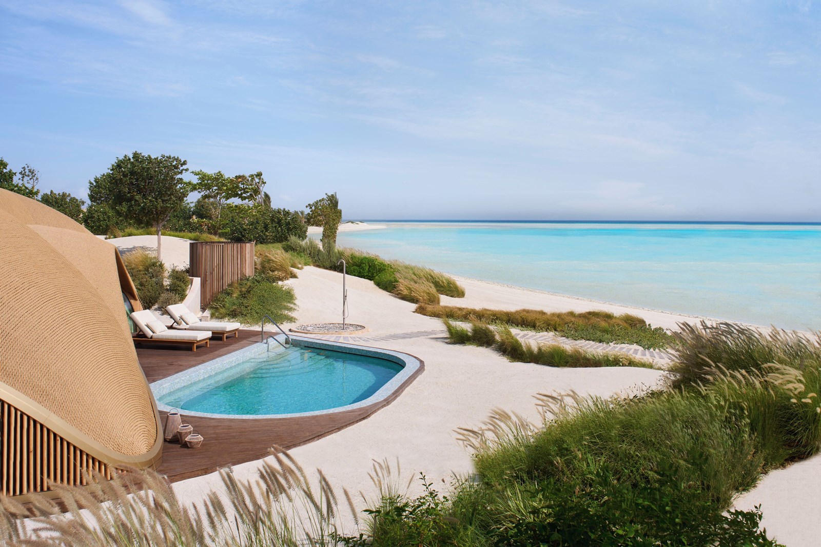 Nujumba, a Ritz Carlton Reserve en mar rojo