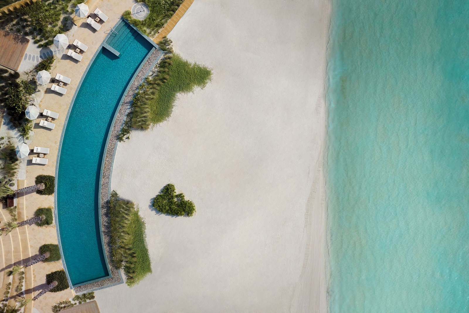 Nujumba, a Ritz Carlton Reserve en mar rojo