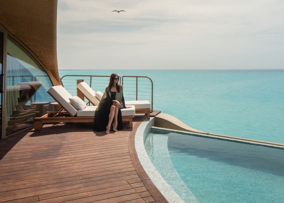 Nujumba, a Ritz Carlton Reserve en mar rojo