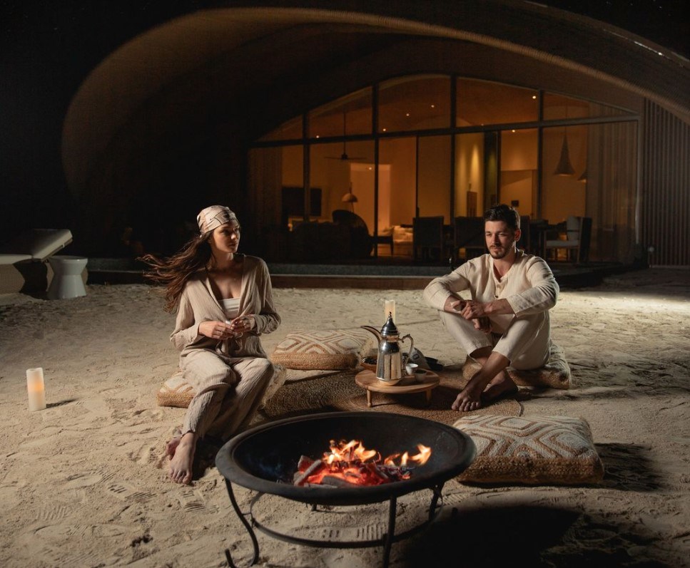 Nujumba, a Ritz Carlton Reserve en mar rojo