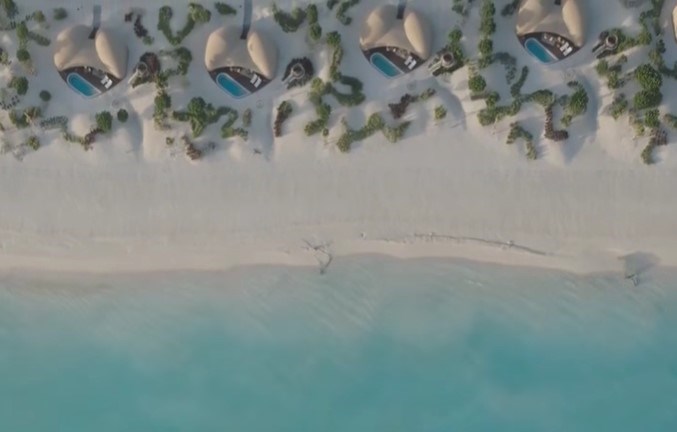Nujumba, a Ritz Carlton Reserve en mar rojo