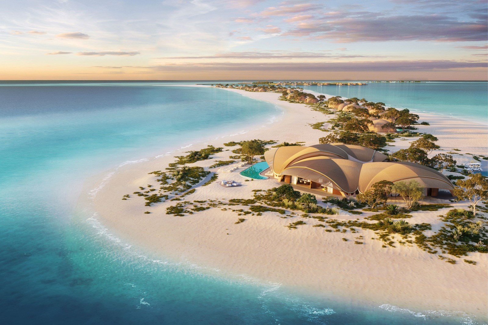 Nujumba, a Ritz Carlton Reserve en mar rojo