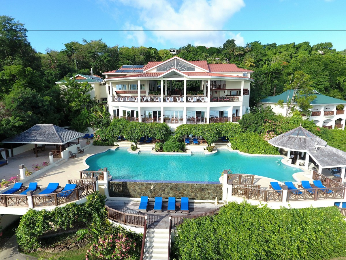 Calabash Cove Resort en Santa Lucia