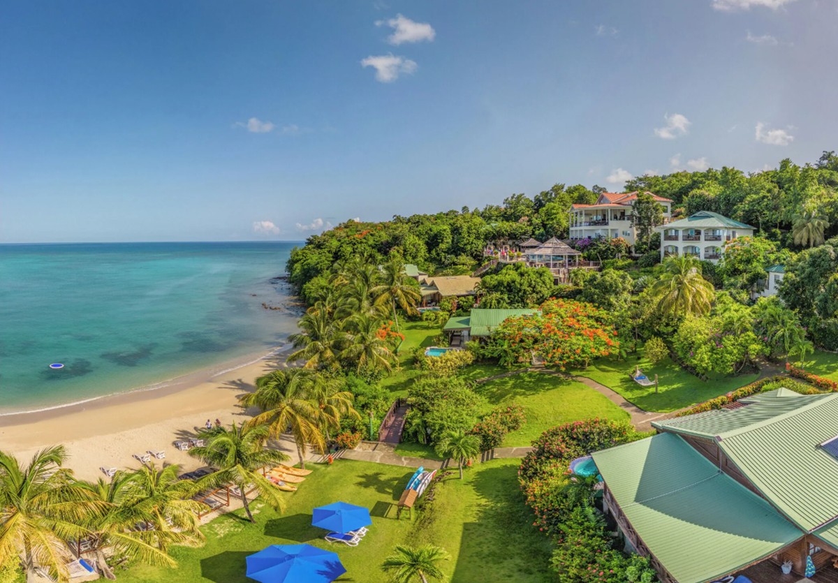 Calabash Cove Resort en Santa Lucia