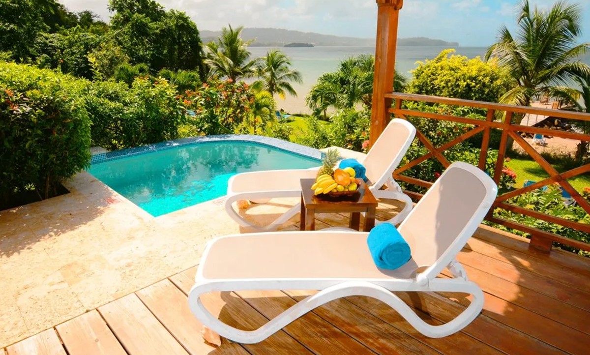 Calabash Cove Resort en Santa Lucia