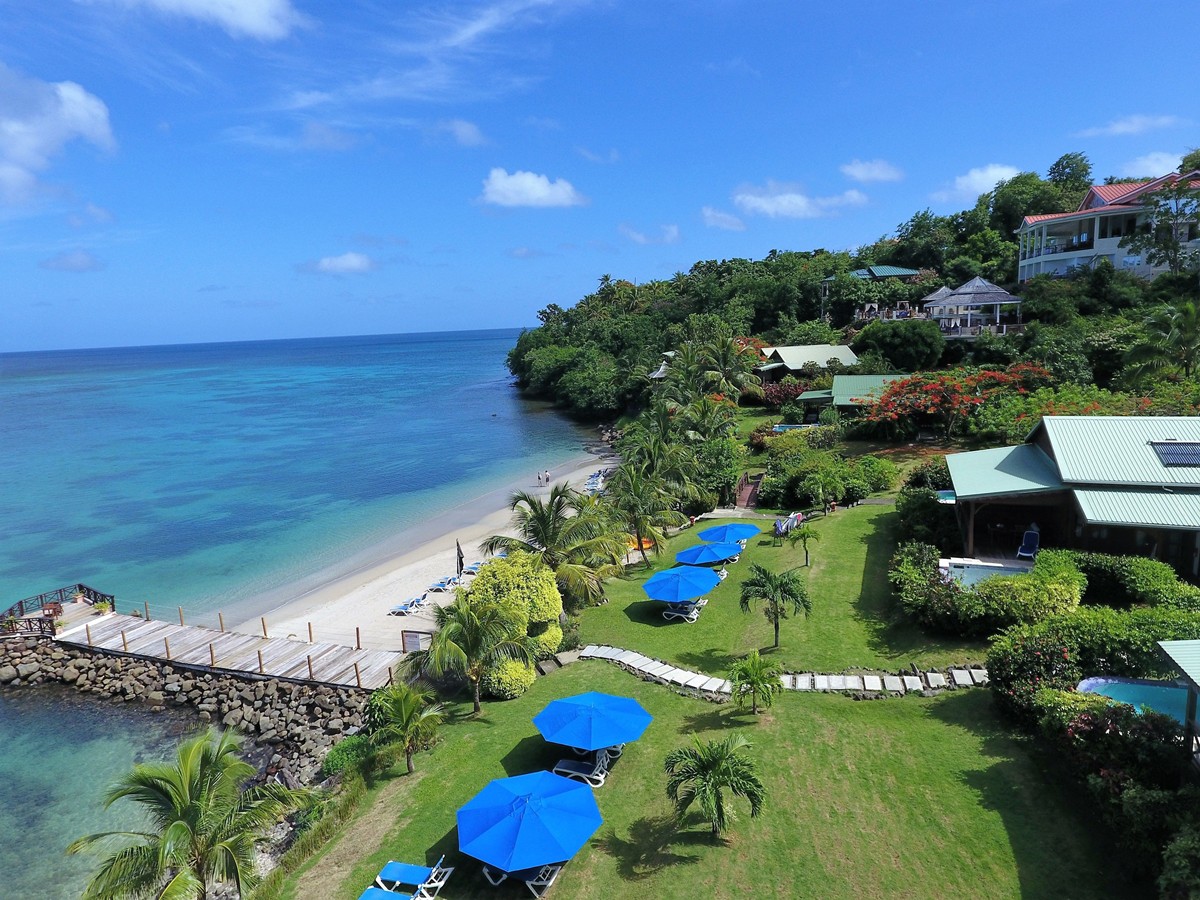 Calabash Cove Resort en Santa Lucia