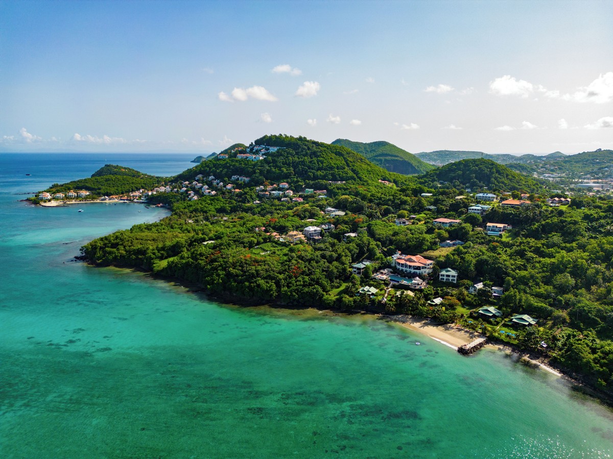 Calabash Cove Resort en Santa Lucia
