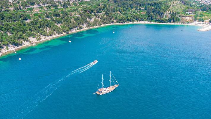 Goleta (30 metros) en Split